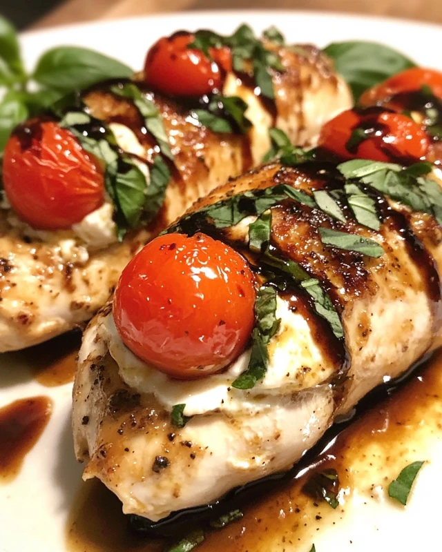 Caprese Stuffed Chicken Breasts