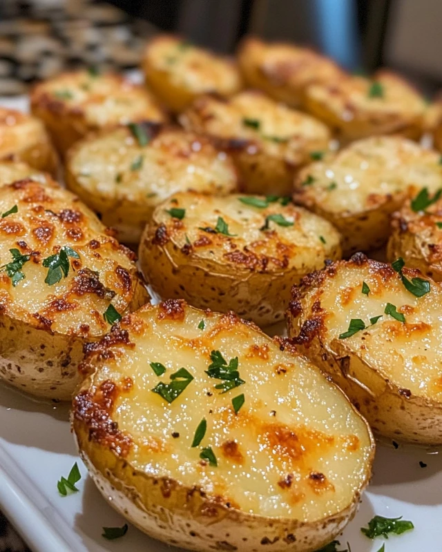 Roasted Garlic Parmesan Potatoes