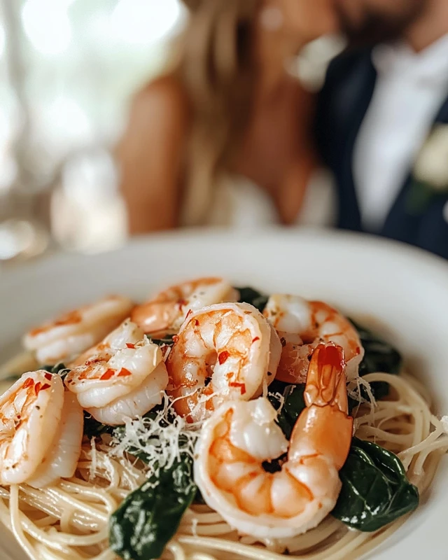 Shrimp and Spinach Pasta