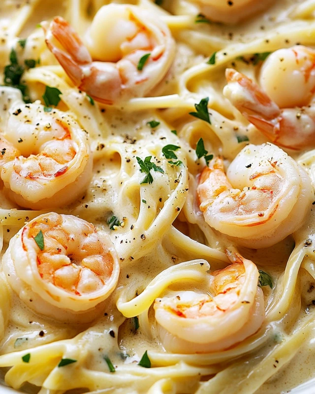 Shrimp Alfredo Pasta