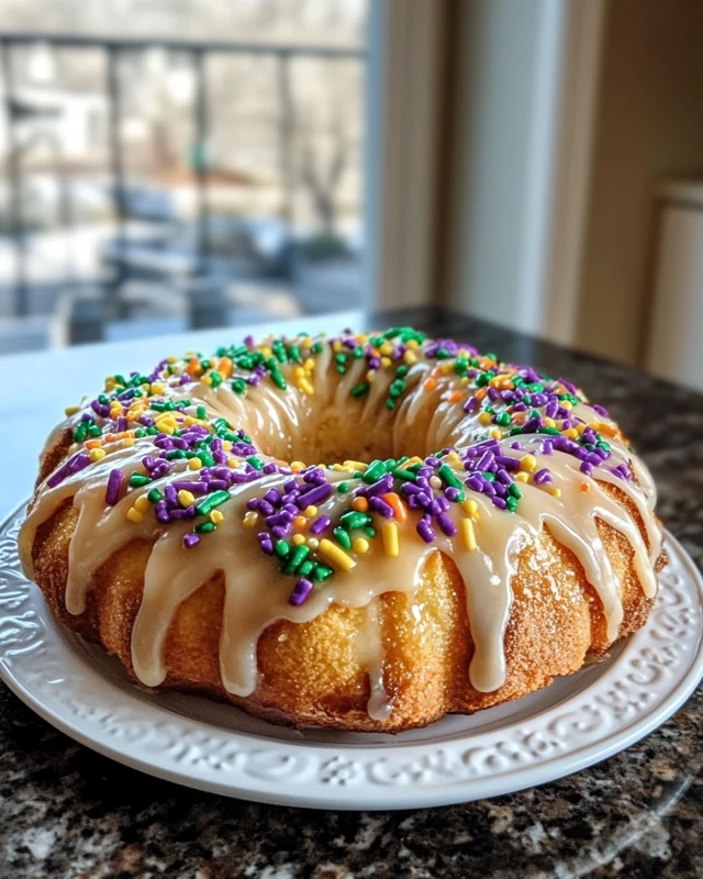 Cream Cheese King Cake