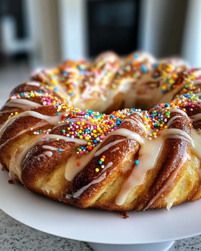 Cinnamon Roll King Cake