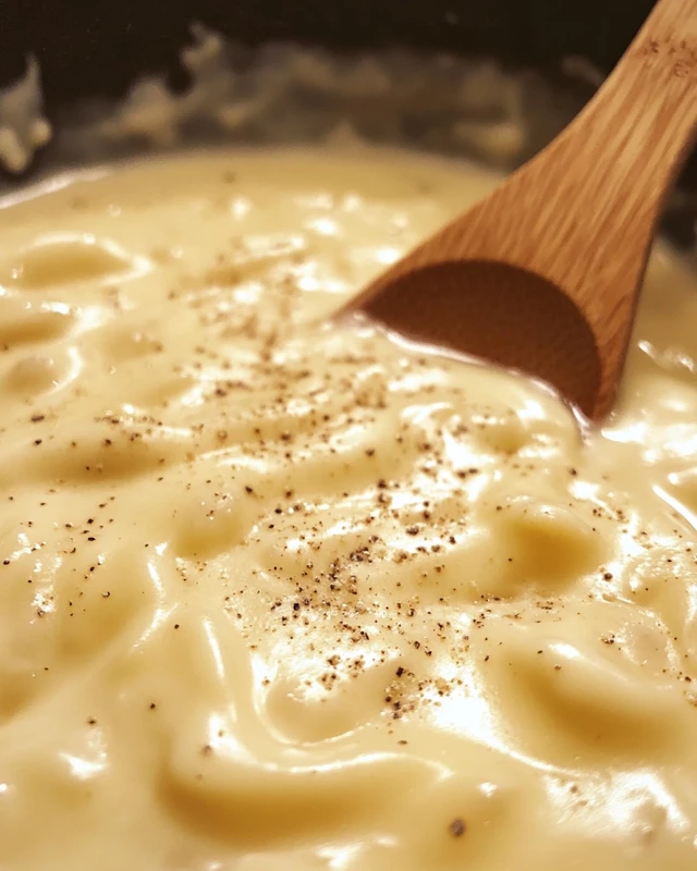 Classic Béchamel Sauce with Gruyère Cheese