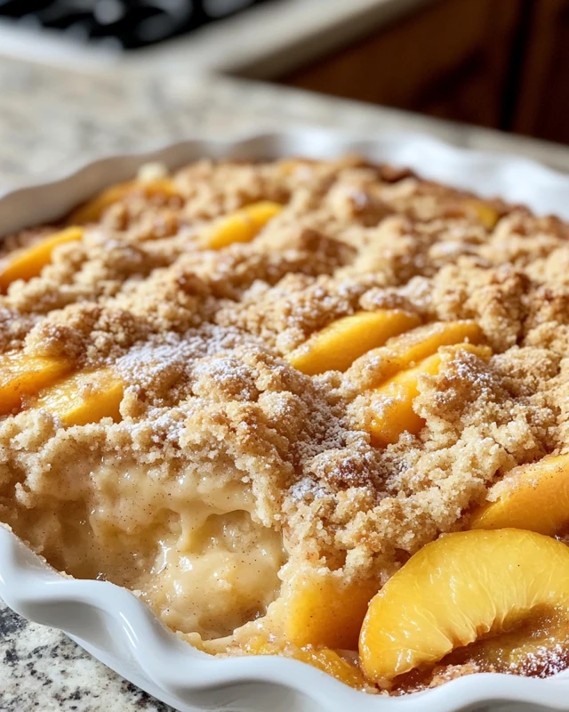 Peach Cobbler Cake