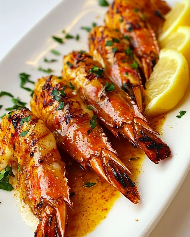 Grilled Shrimp with Garlic Butter