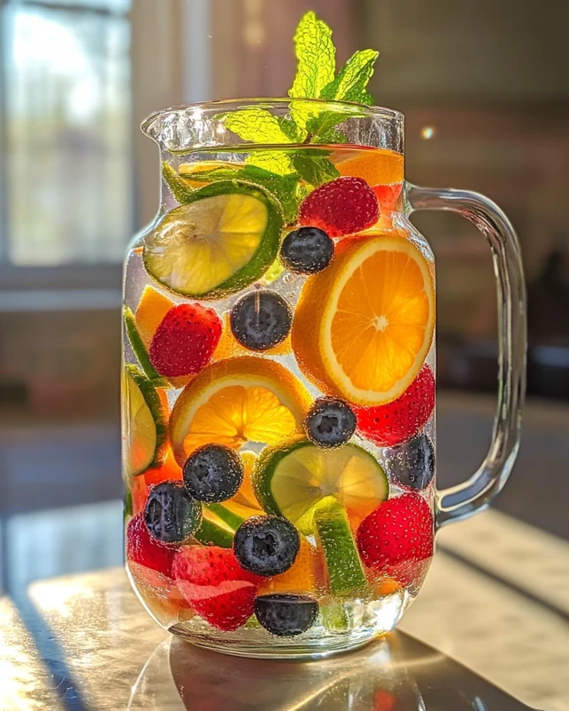 Citrus and Berry Detox Water