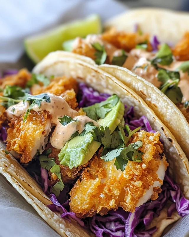 Crispy Baja Fish Tacos