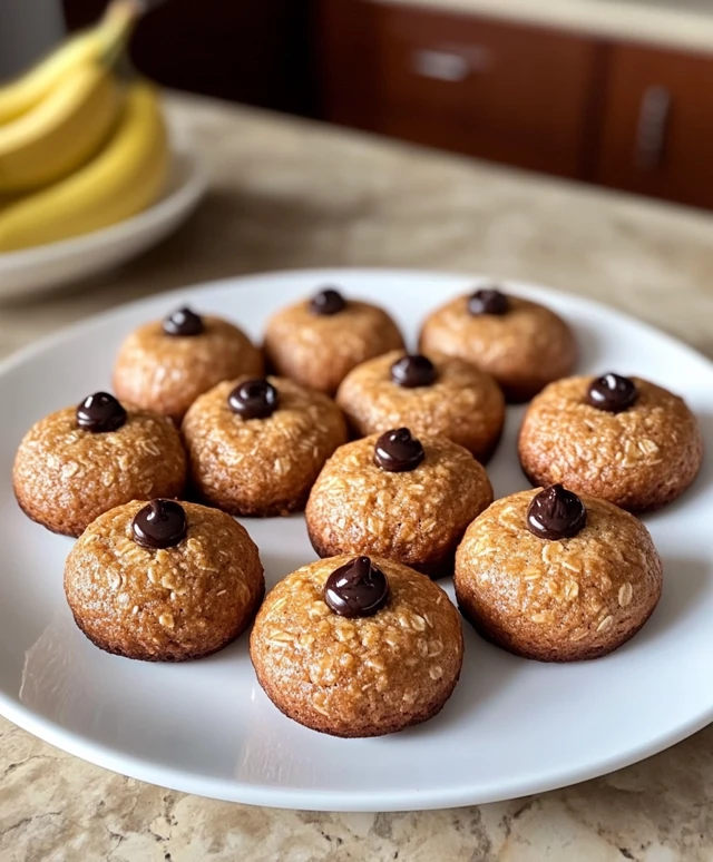 Soft and Chewy Banana Oatmeal Cookies