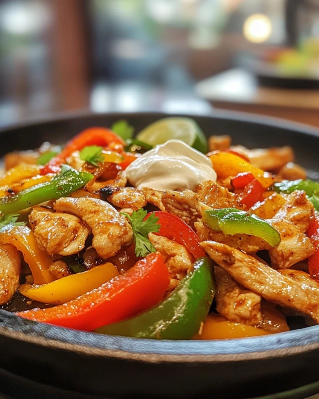 Spicy Chicken Fajitas