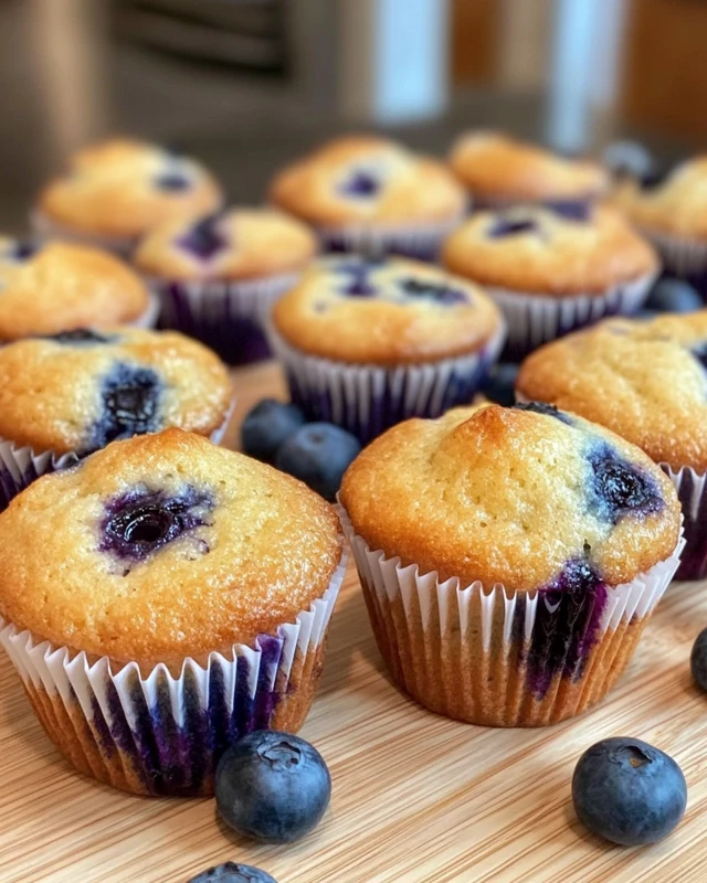 Blueberry Greek Yogurt Muffins