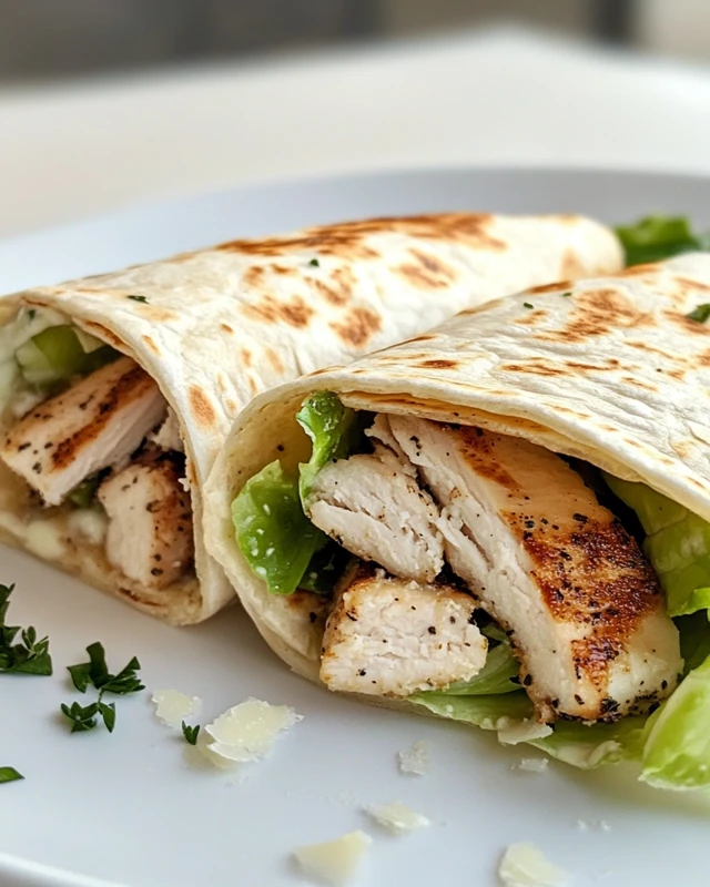 Grilled Chicken Caesar Wrap