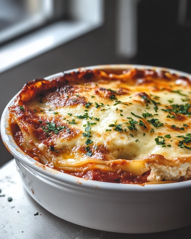 Cheesy Baked Lasagna