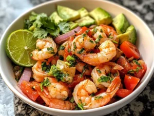 Zesty Lime Shrimp and Avocado Salad