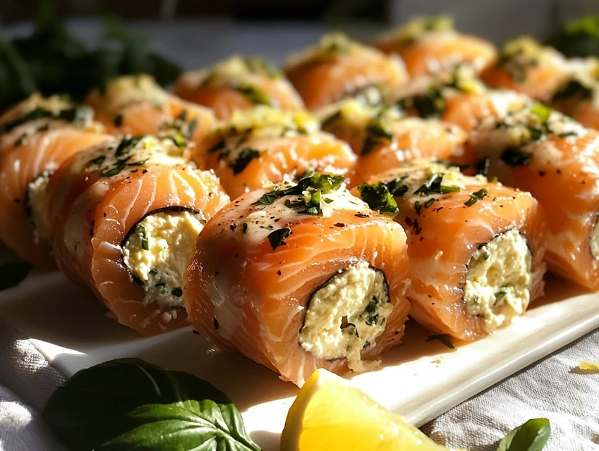 SALMON ROLLS