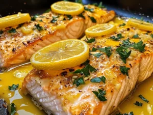 Lemon Butter Baked Salmon