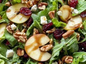 Caramelized Apple Walnut Salad