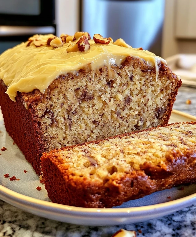 Moist Banana Bread with Walnuts