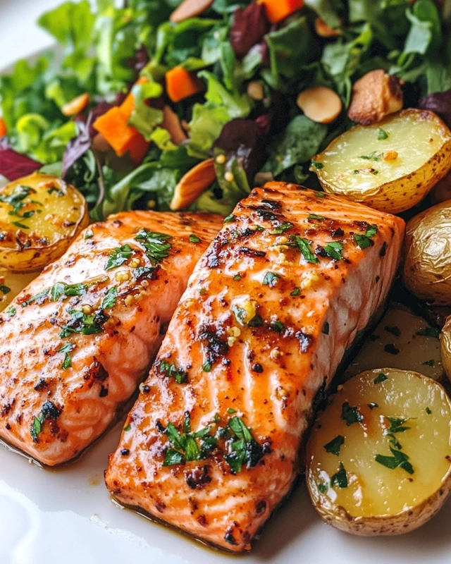 Salmon & Roasted Potatoes