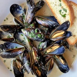 Mussels Marinières in White Wine