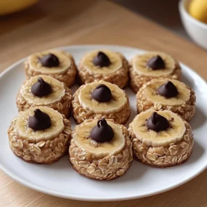 Soft and Chewy Banana Oatmeal Cookies