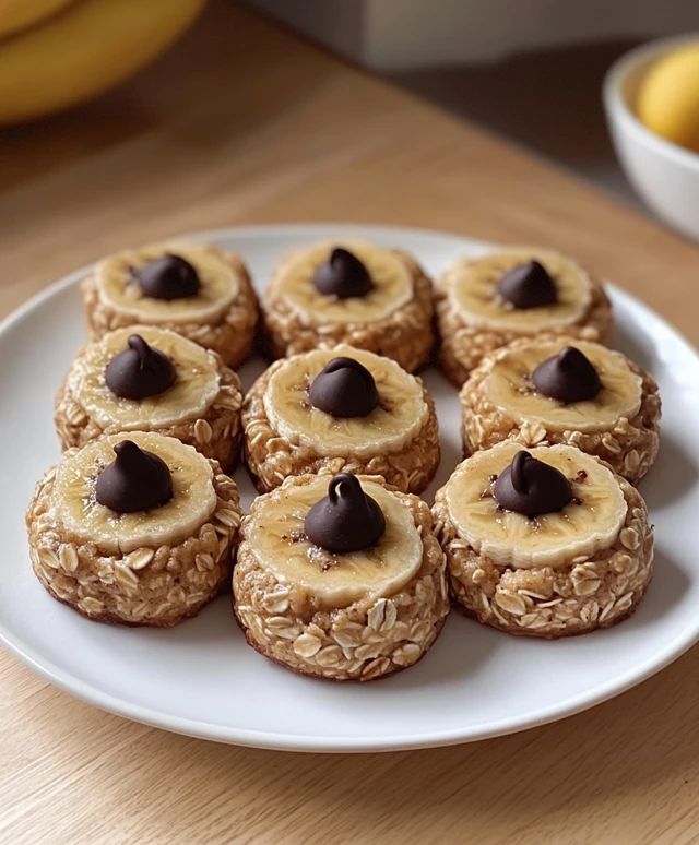 Soft and Chewy Banana Oatmeal Cookies