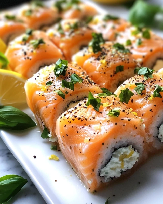 SALMON ROLLS