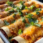 Easy Baked Chicken Enchiladas
