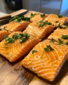 Maple Glazed Baked Salmon