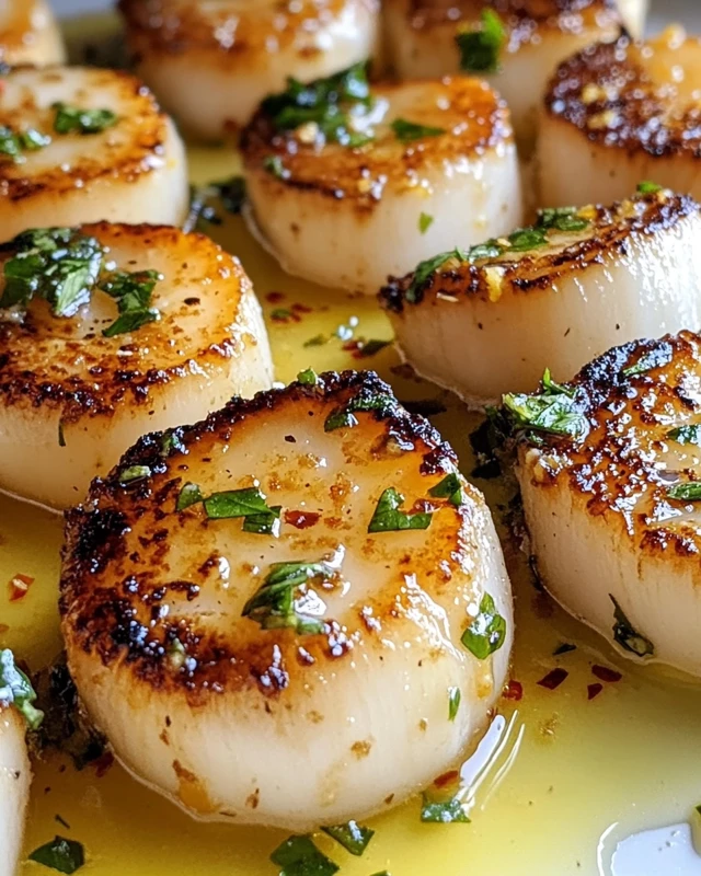 Lemon Garlic Butter Scallops