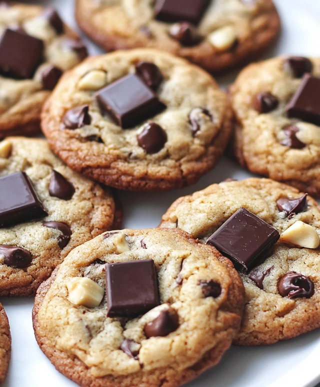 Banana Nut Cookies with Chocolate Chunks