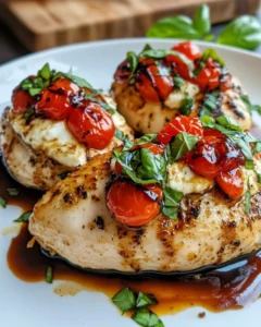 Caprese Stuffed Chicken Breasts