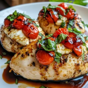 Caprese Stuffed Chicken Breasts