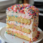 Funfetti Birthday Cake with Whipped Frosting