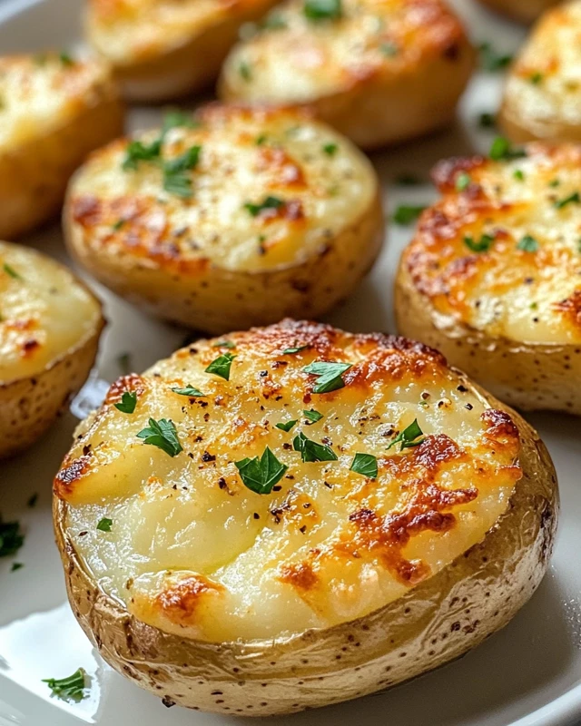 Roasted Garlic Parmesan Potatoes