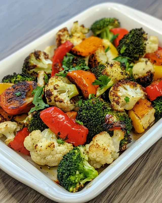 Garlic Roasted Vegetables