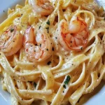 Creamy Garlic Shrimp Pasta