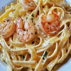 Creamy Garlic Shrimp Pasta
