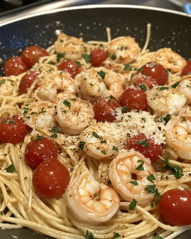 Spicy Shrimp Pasta