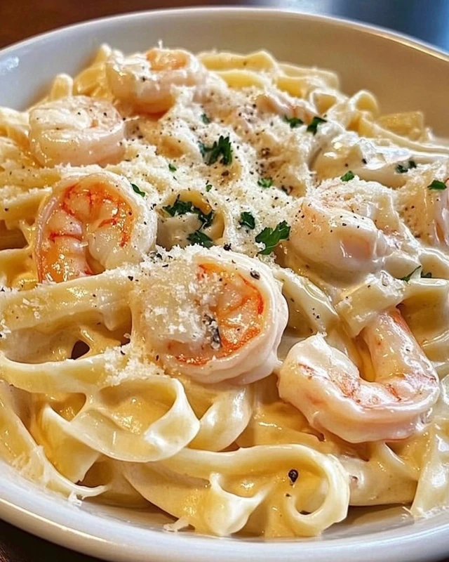 Shrimp Alfredo Pasta