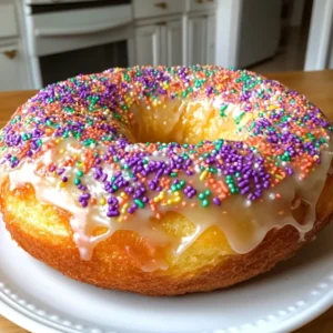 Cream Cheese King Cake