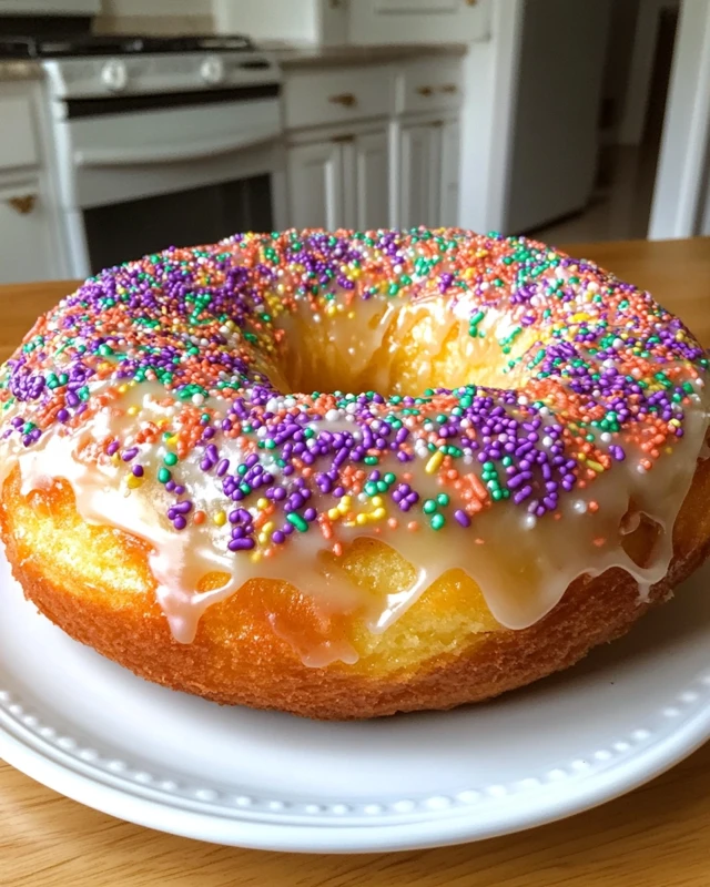 Cream Cheese King Cake