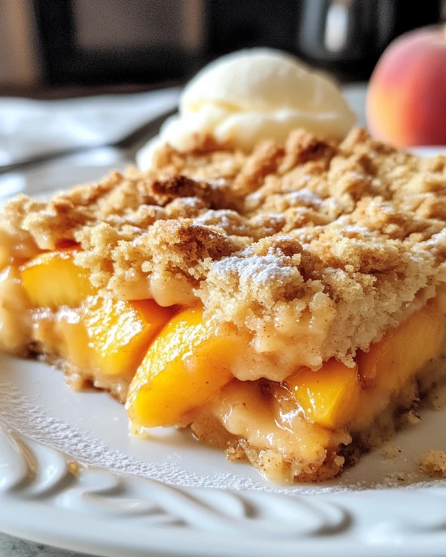 Peach Cobbler Cake