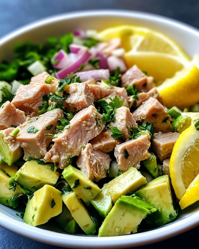  Tuna Salad with Avocado