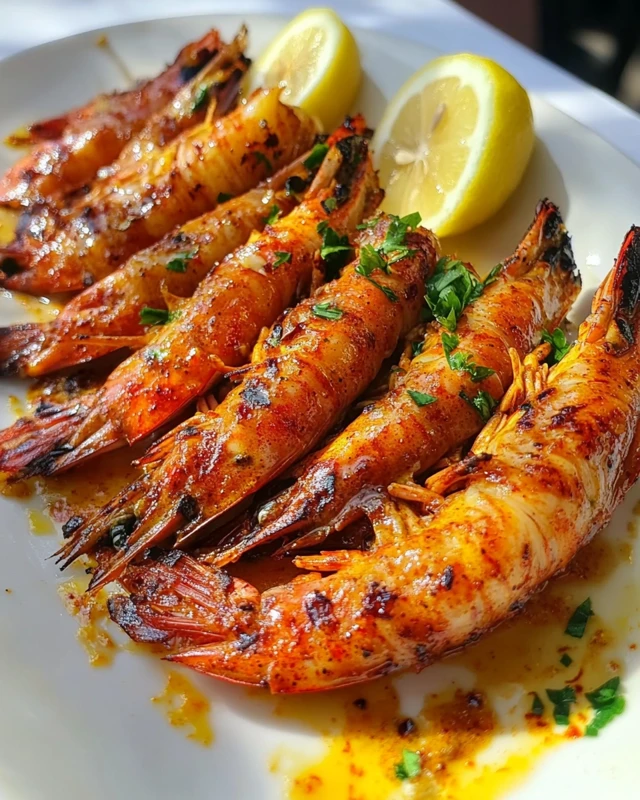 Grilled Shrimp with Garlic Butter