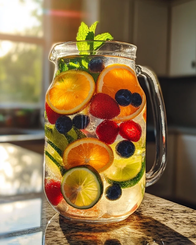 Citrus and Berry Detox Water