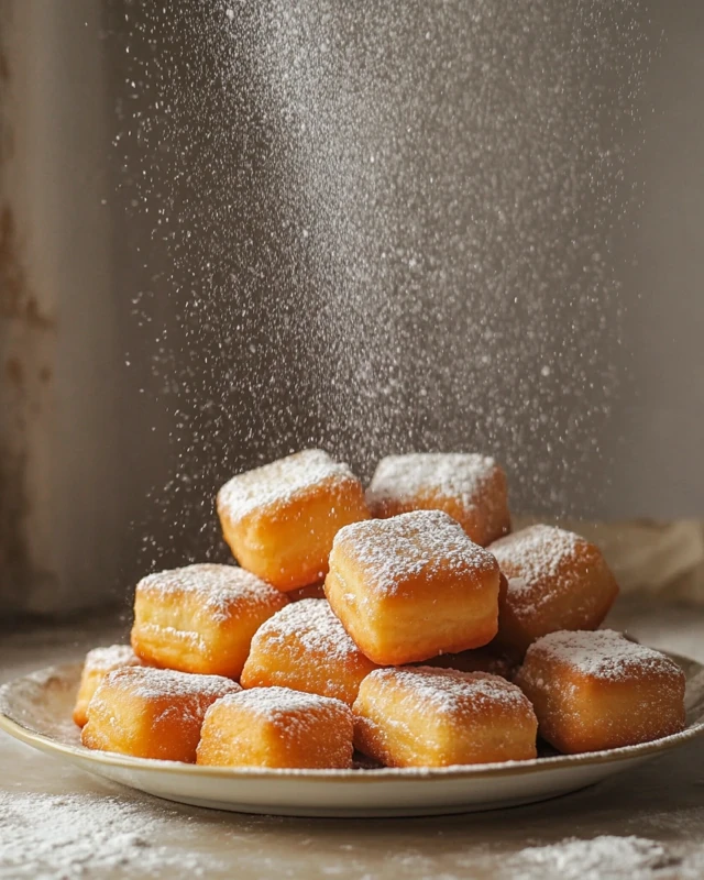 Beignets with Powdered Sugar