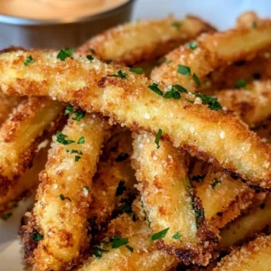 Crispy Air Fryer Zucchini Fries