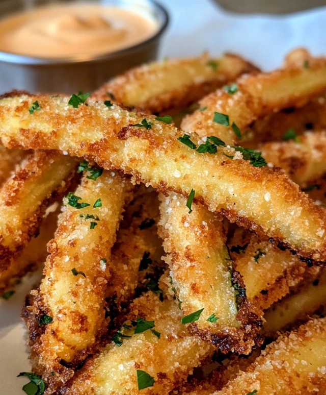 Crispy Air Fryer Zucchini Fries