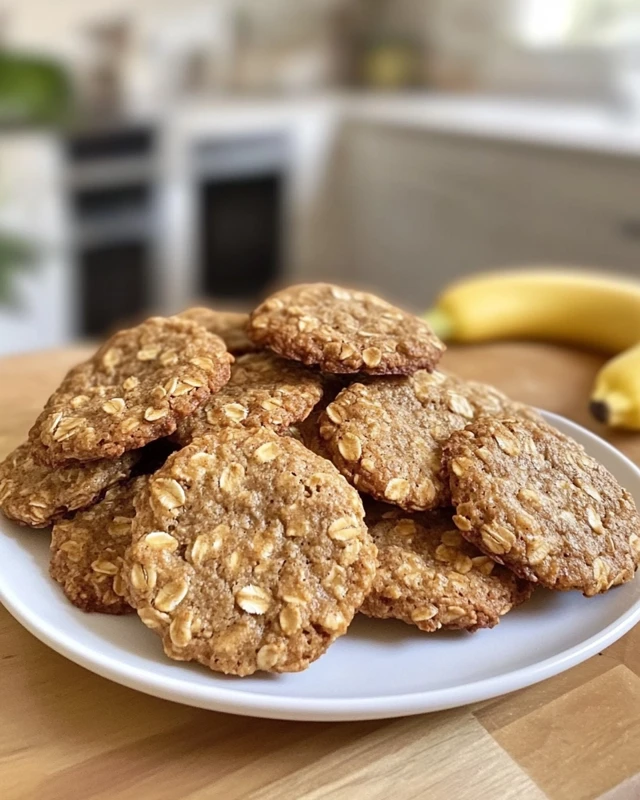 Banana Oatmeal Cookies