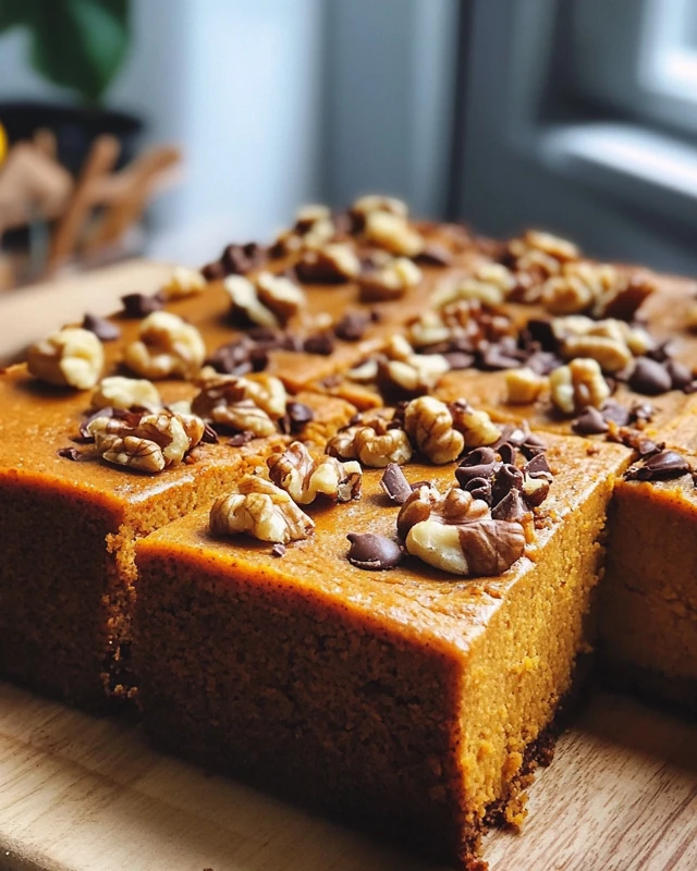 Pumpkin Spice Earthquake Cake